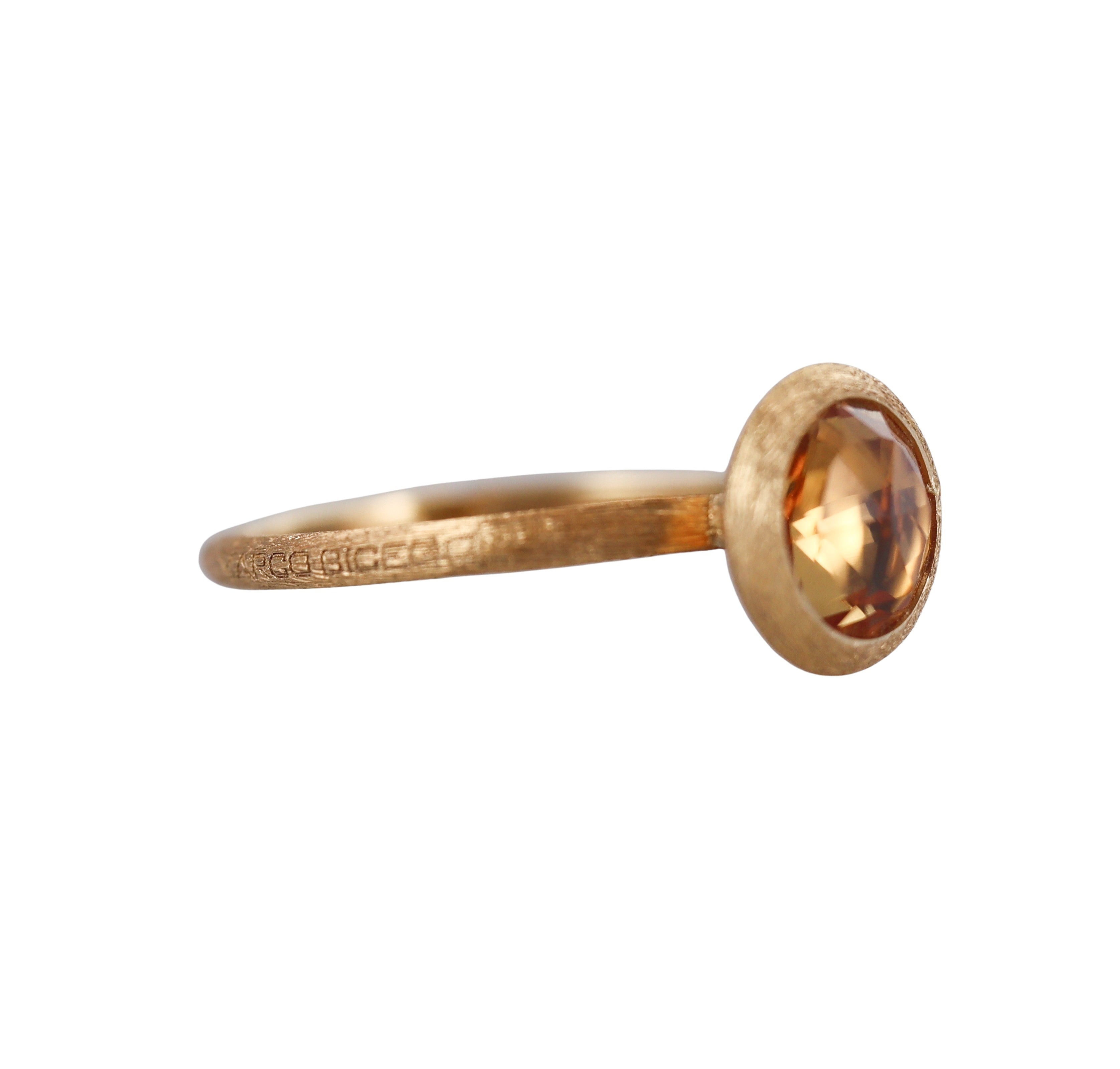 Marco Bicego Jaipur 18K Gold Citrine Stackable Ring