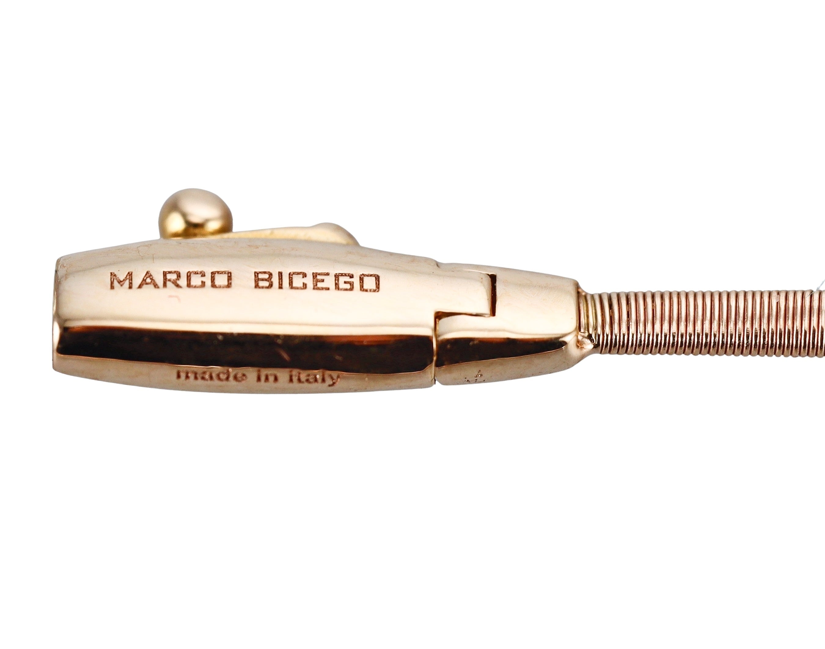 Marco Bicego Marrakech 18K Twisted Coil Diamond Bracelet
