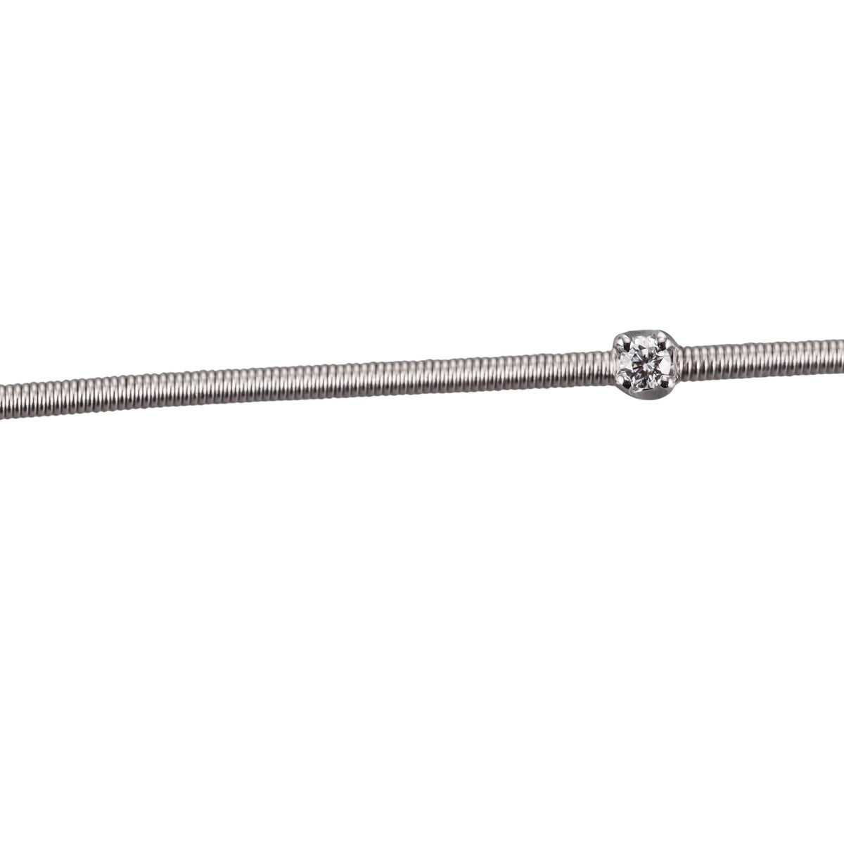Marco Bicego Santorini 18K White Gold Diamond Bracelet