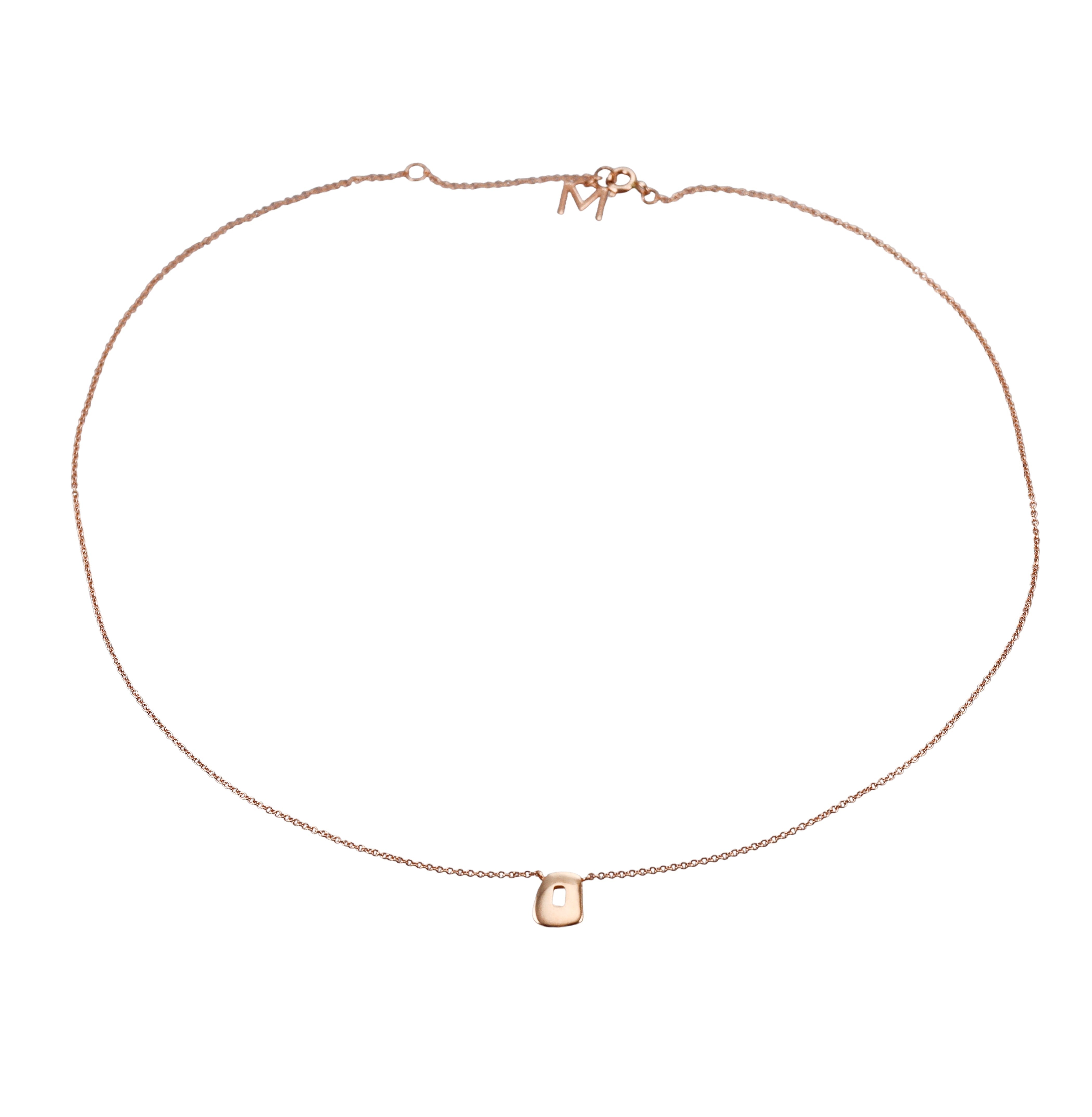 Mattioli Mini Puzzle Rose Gold Pendant Necklace
