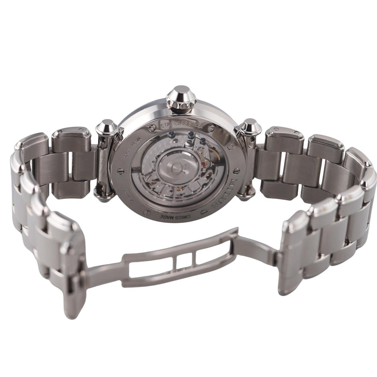 Milus Merea Tri Retrograde Stainless Steel Automatic Lady's Watch MER SP03