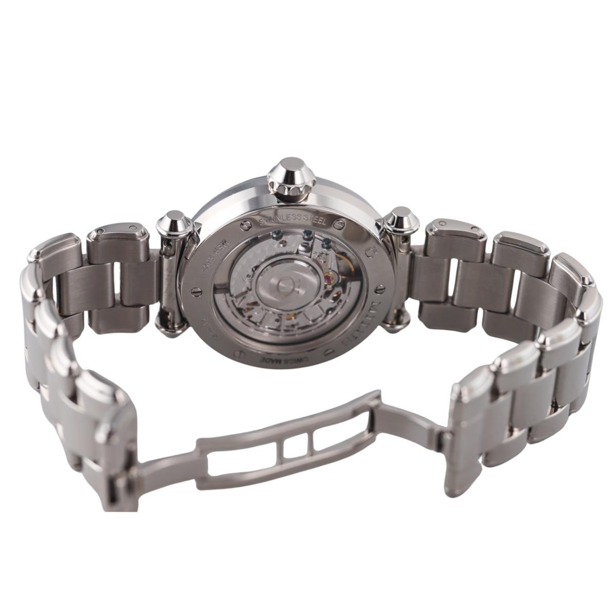 Milus Merea Tri Retrograde Stainless Steel Automatic Lady's Watch MER SP03