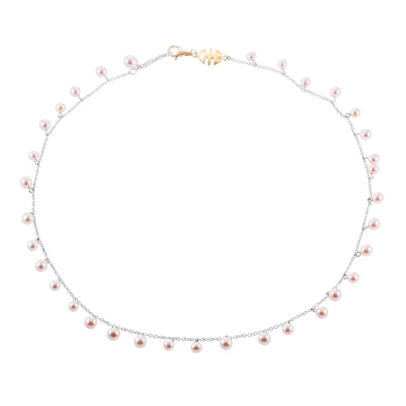 Mimi Milano Nagai 18k Pearl Gold Necklace