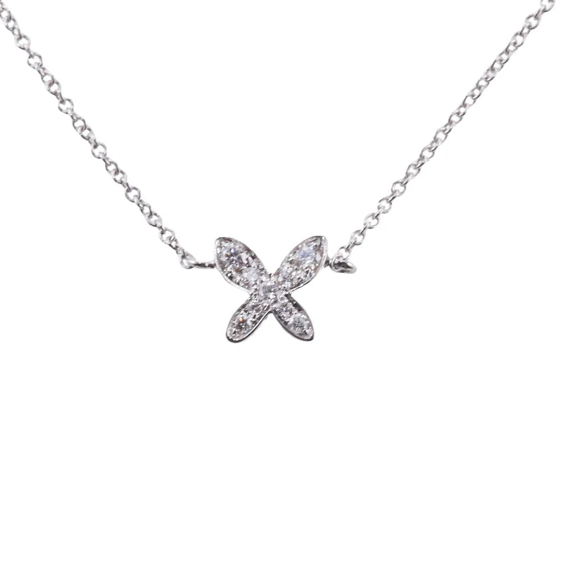 Mimi Milano Freevola Diamond Gold Butterfly Pendant Necklace