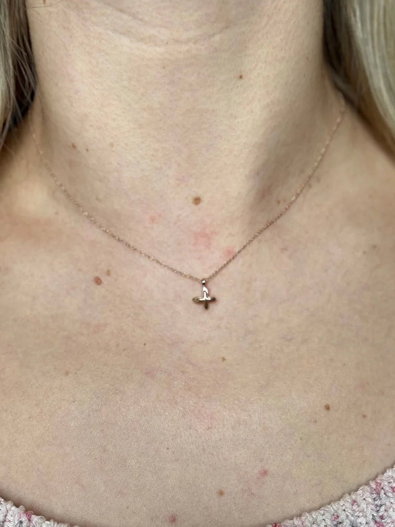 Mimi Milano Freevola Gold Butterfly Pendant Necklace