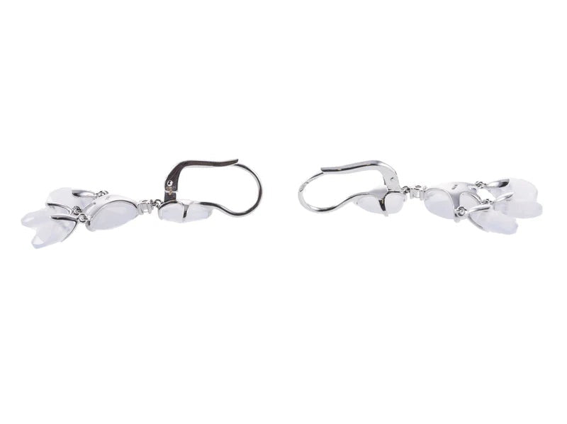 Mimi Milano Mila Chalcedony Diamond Gold Earrings