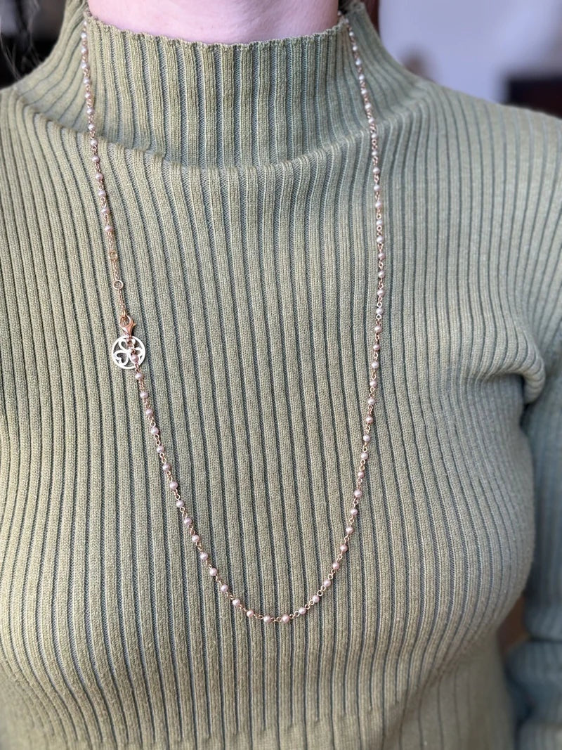 Mimi Milano Nagai 18k Gold Pearl  Necklace