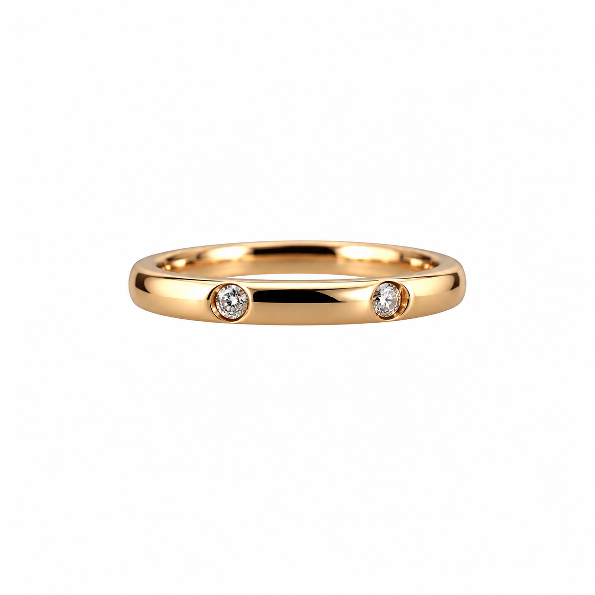 Pomellato Lucciole 18k Gold Diamond Band Ring