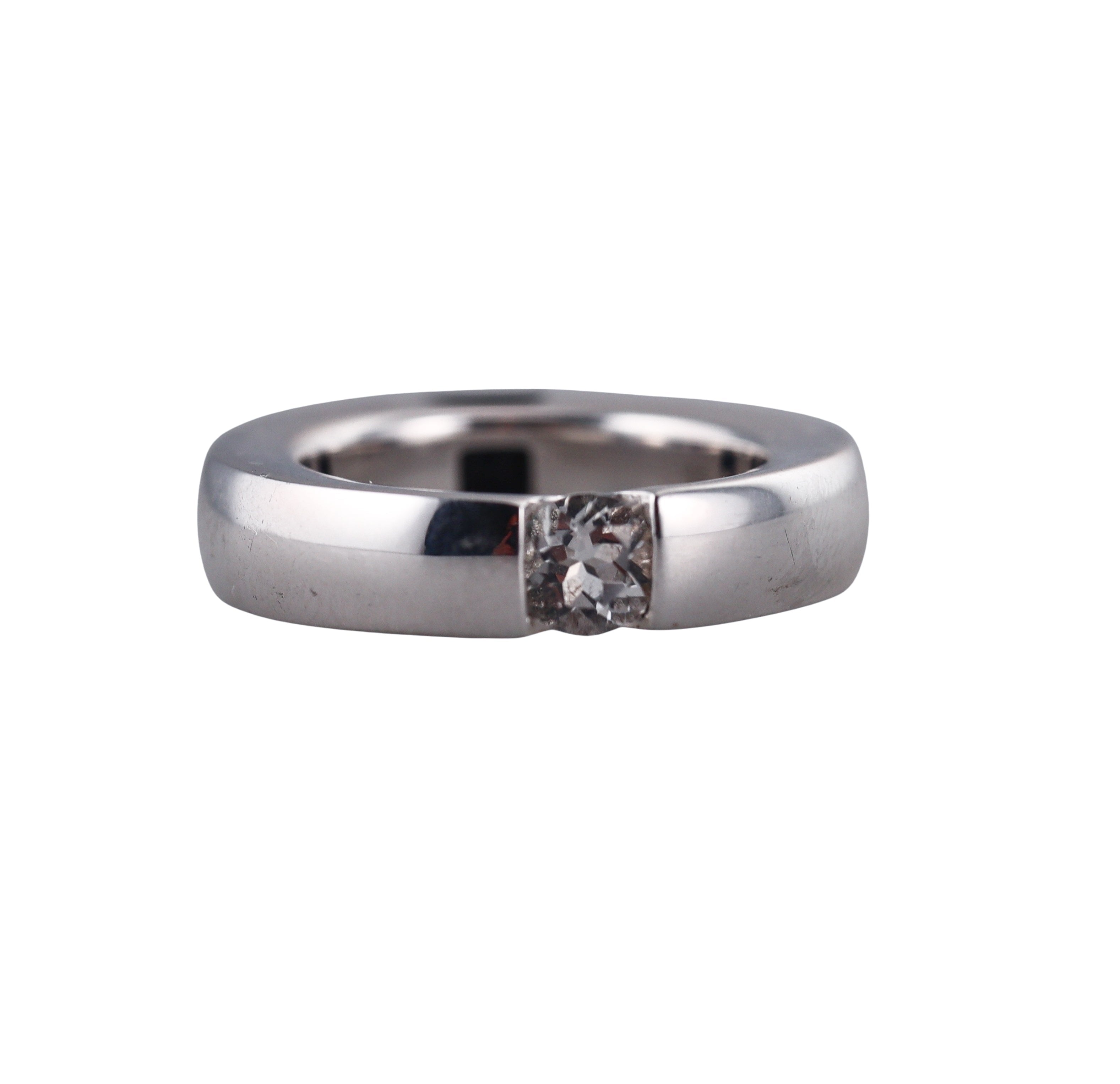 Montblanc Boheme Sterling Onyx Crystal Quartz Ring 36627