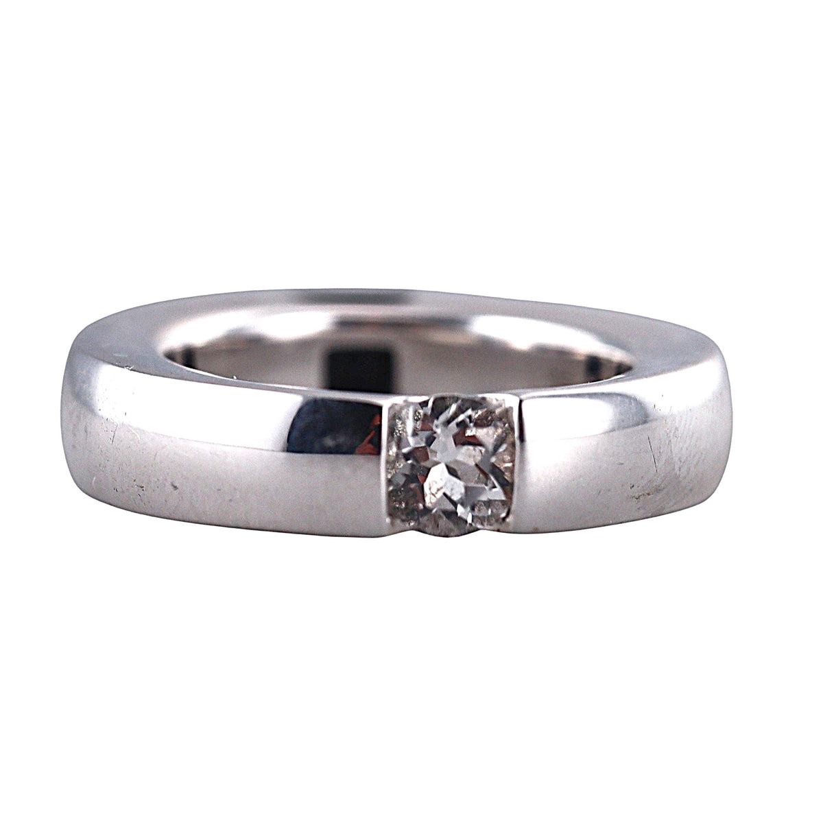 Montblanc Boheme Sterling Onyx Crystal Quartz Ring 36627