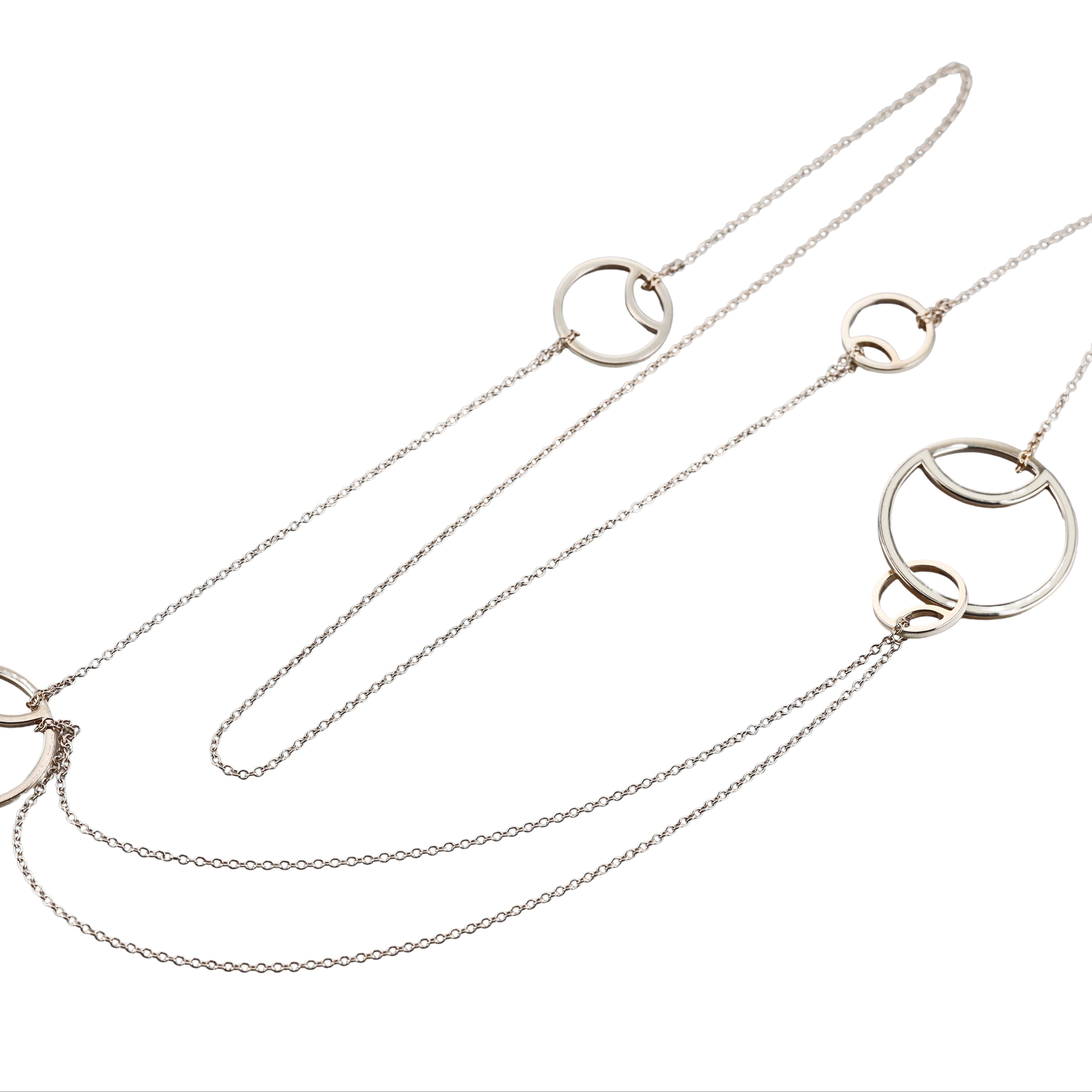 Montblanc Sterling Silver Boheme Chain Necklace 169682
