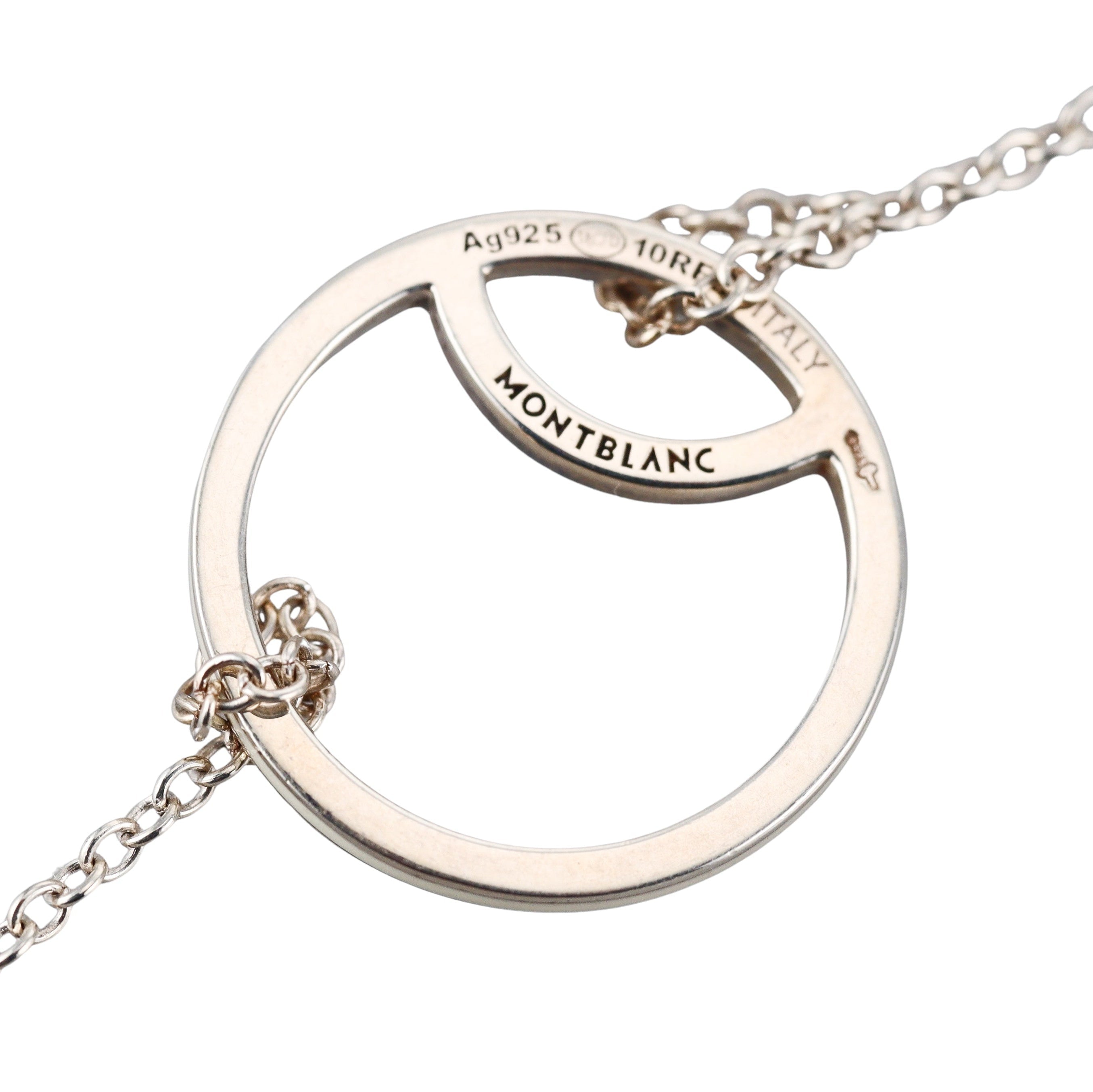 Montblanc Sterling Silver Boheme Chain Necklace 169682