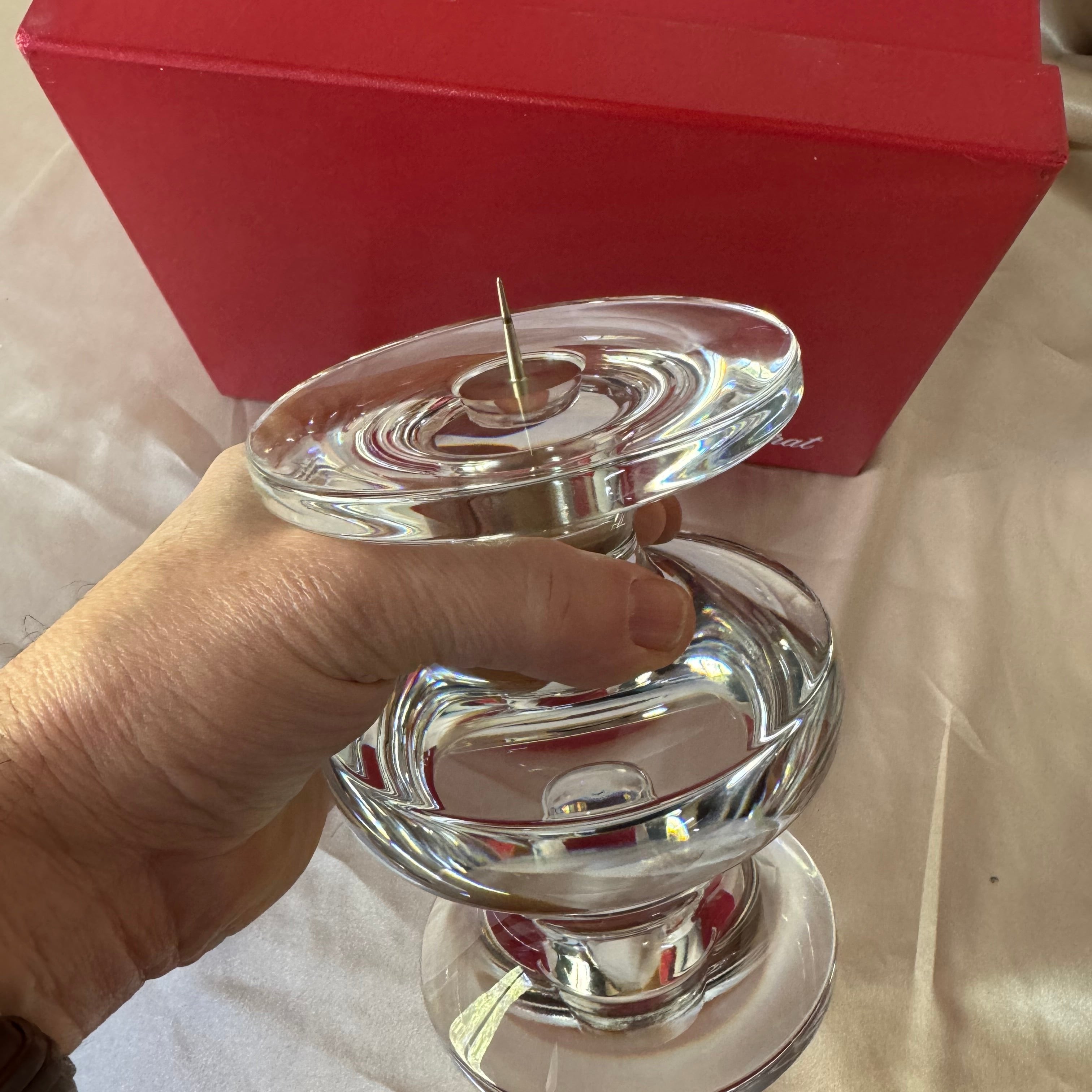 Baccarat Candle Holder