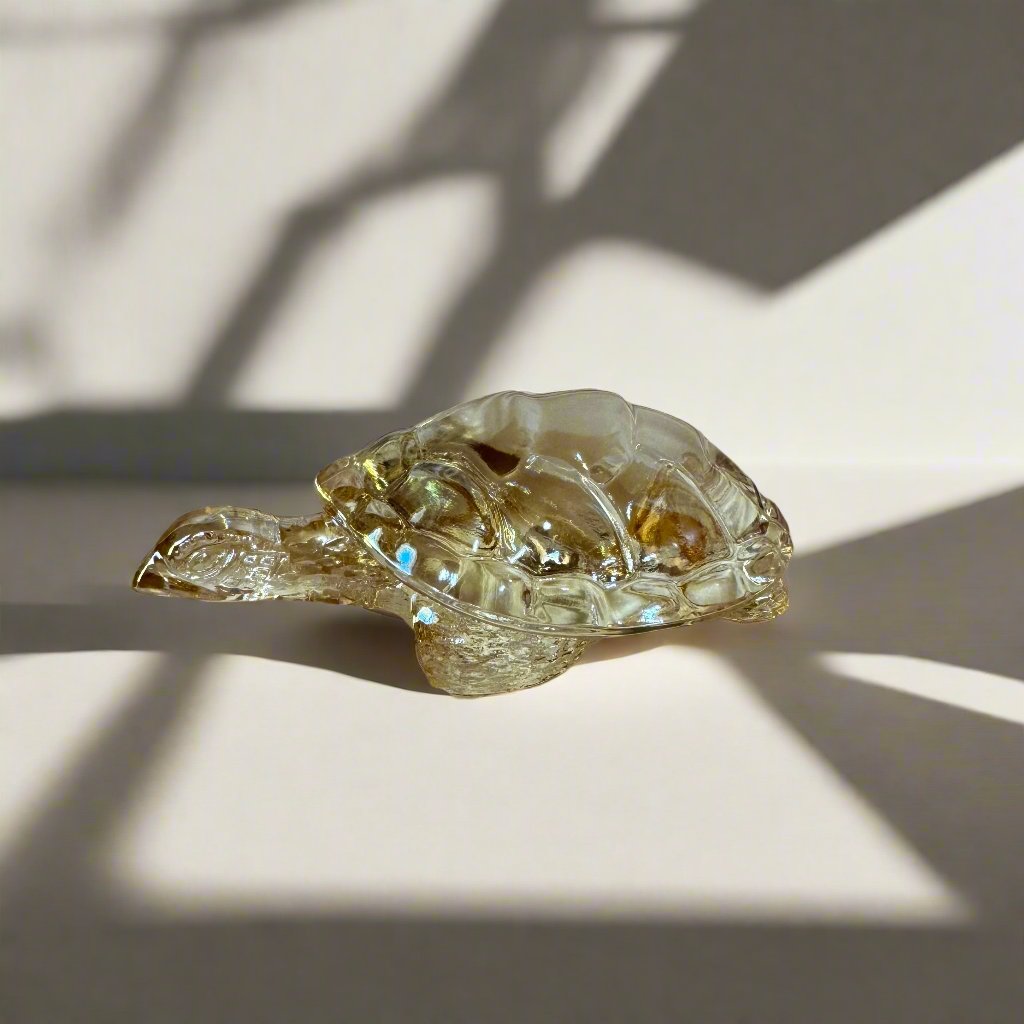 Lalique Crystal Caroline Turtle Gold