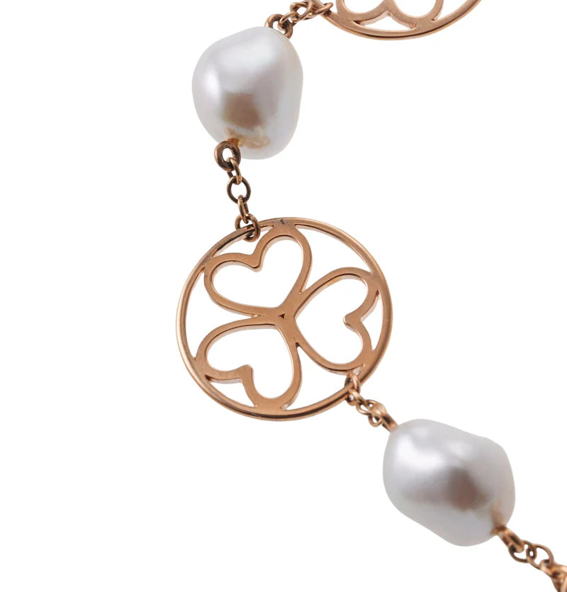 Mimi Milano Blanche Pearl Gold Bracelet
