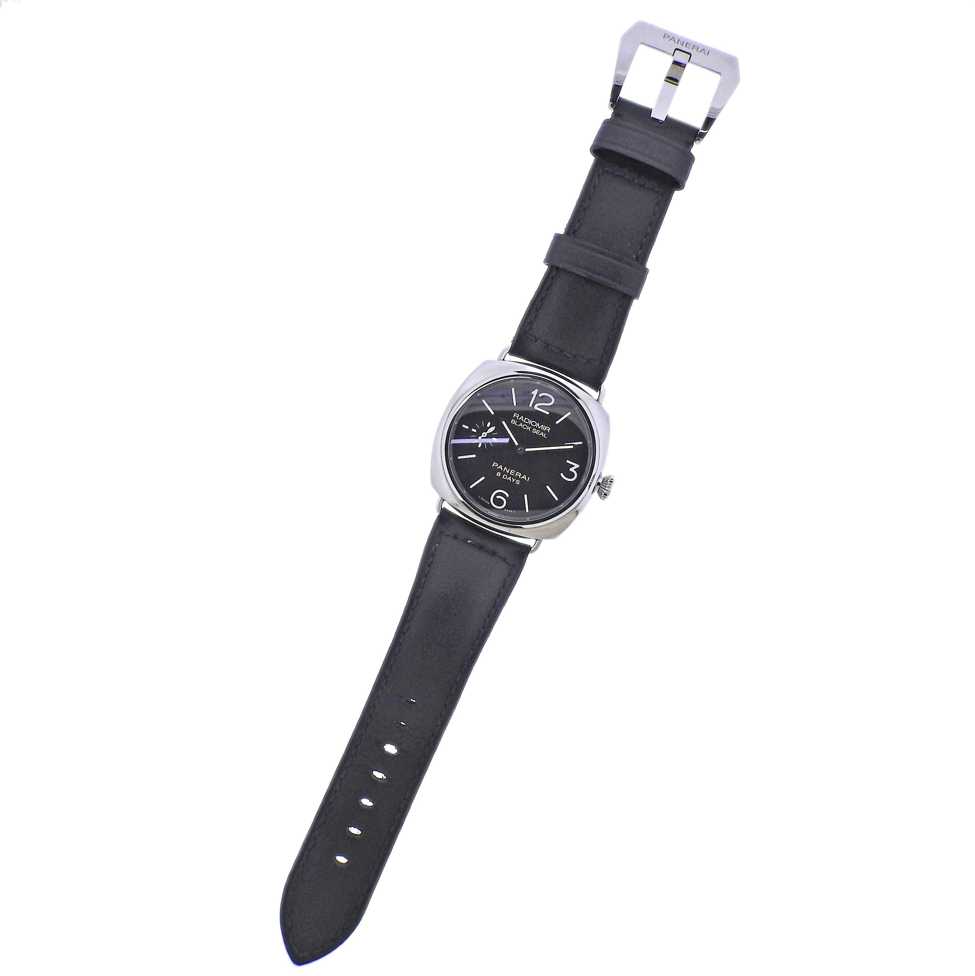 Panerai Radiomir Black Seal 8 Day Power Reserve Watch PAM00609
