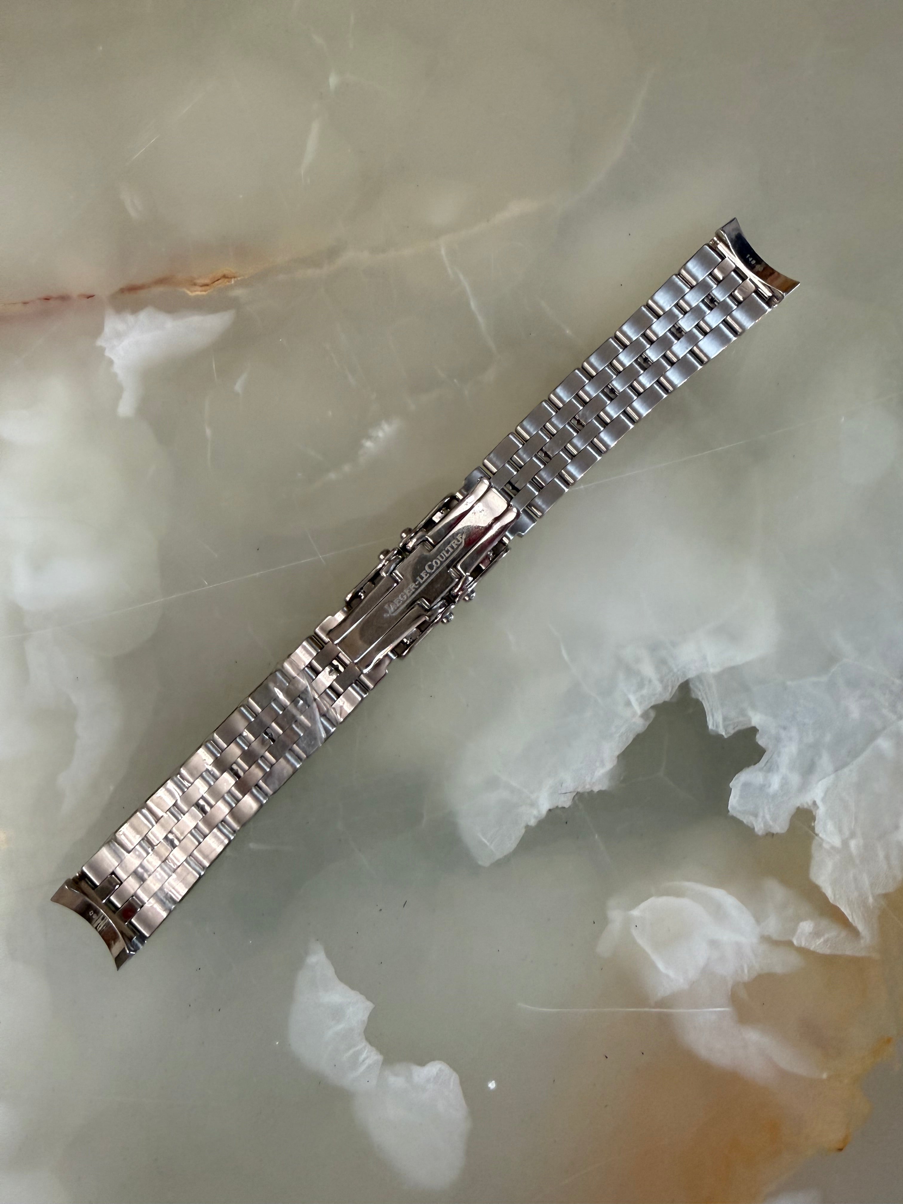 Authentic Jaeger LeCoultre Reverso Squadra Steel Watch Bracelet 18mm