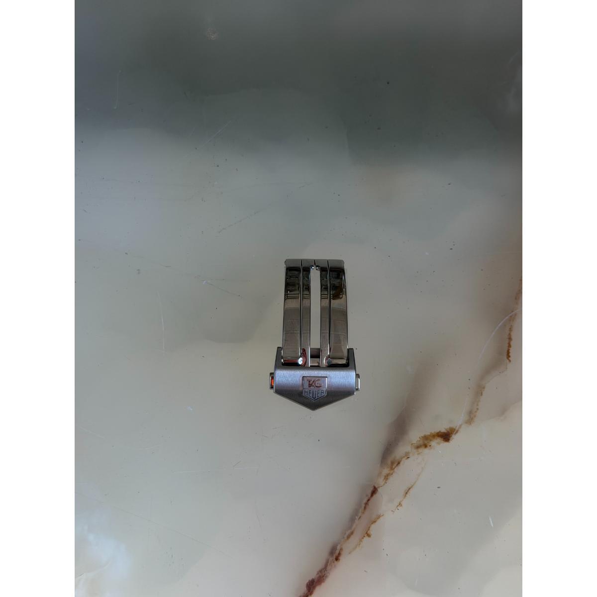 Authentic TAG Heuer Steel 18mm Deployant Push Button Buckle Clasp FC5030