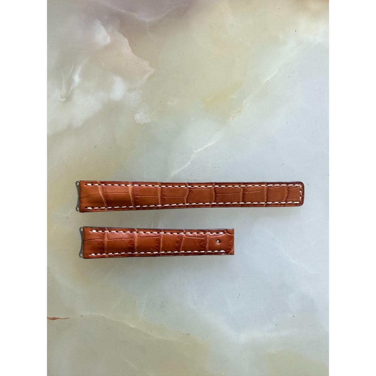 Authentic TAG Heuer 6000 Series Brown Alligator 15mm Watch Strap FC6140