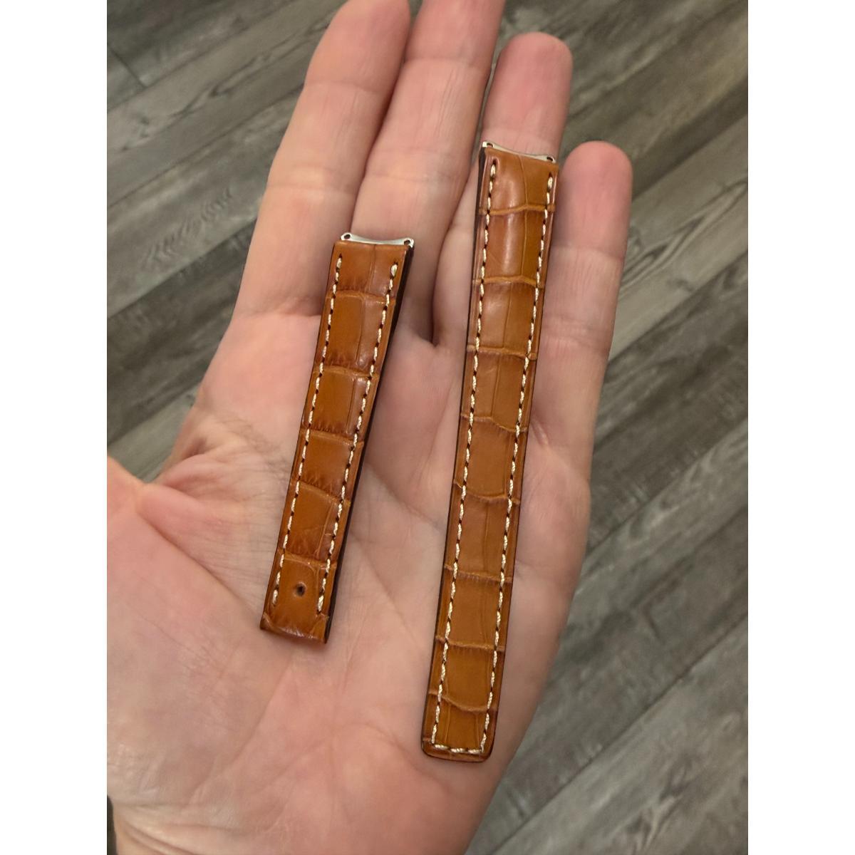 Authentic TAG Heuer 6000 Series Brown Alligator 15mm Watch Strap FC6140