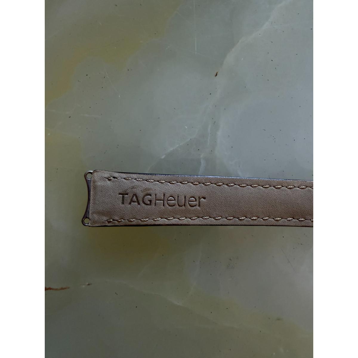 Authentic TAG Heuer 6000 Series Brown Alligator 15mm Watch Strap FC6140