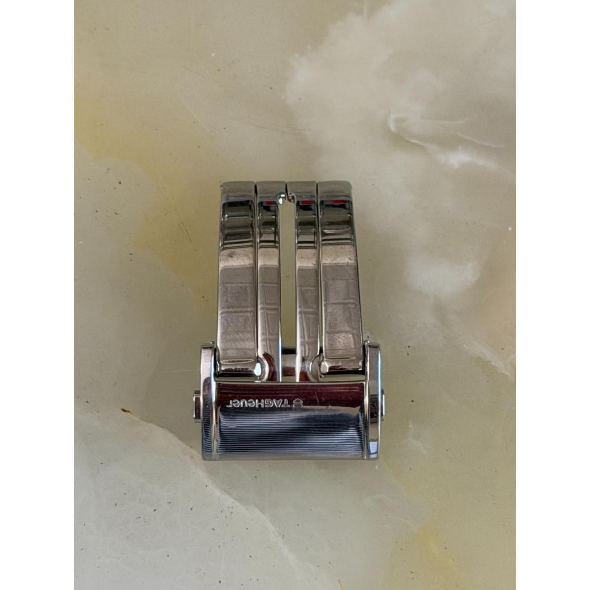 Authentic TAG Heuer Steel 22mm Deployant Push Button Buckle Clasp FC5016