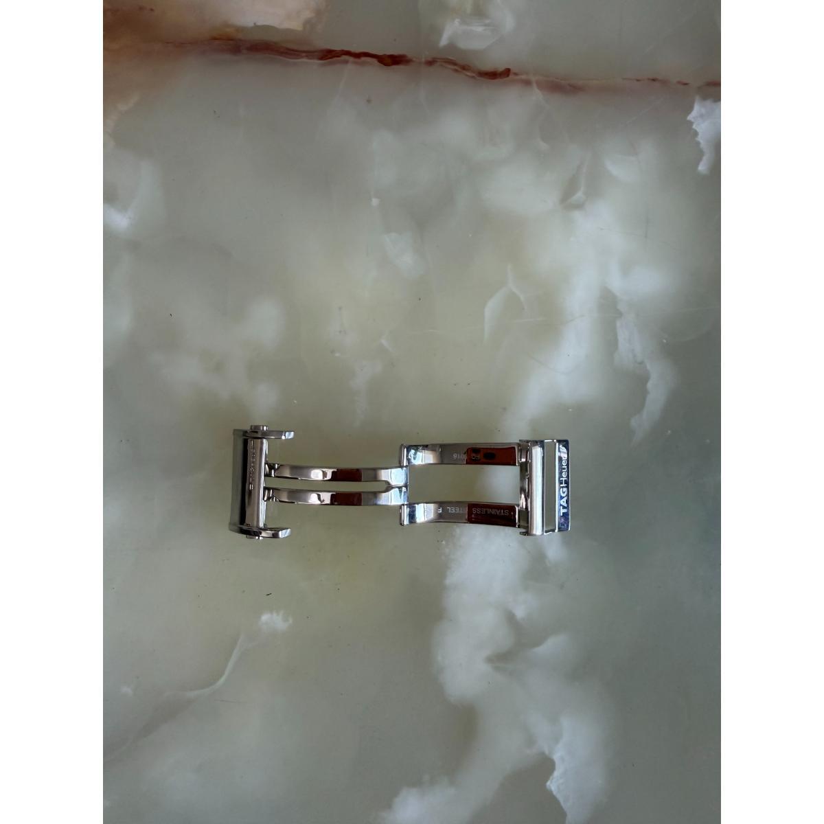Authentic TAG Heuer Steel 22mm Deployant Push Button Buckle Clasp FC5016