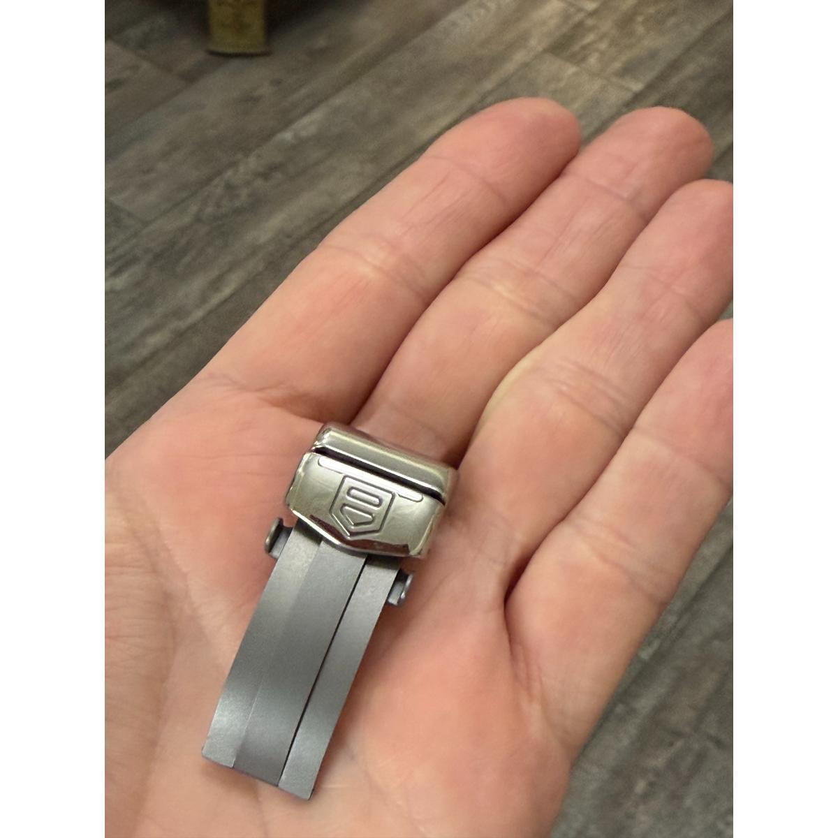 Authentic TAG Heuer Kirium Titanium 17mm Deployant Folding Buckle Clasp FC5009
