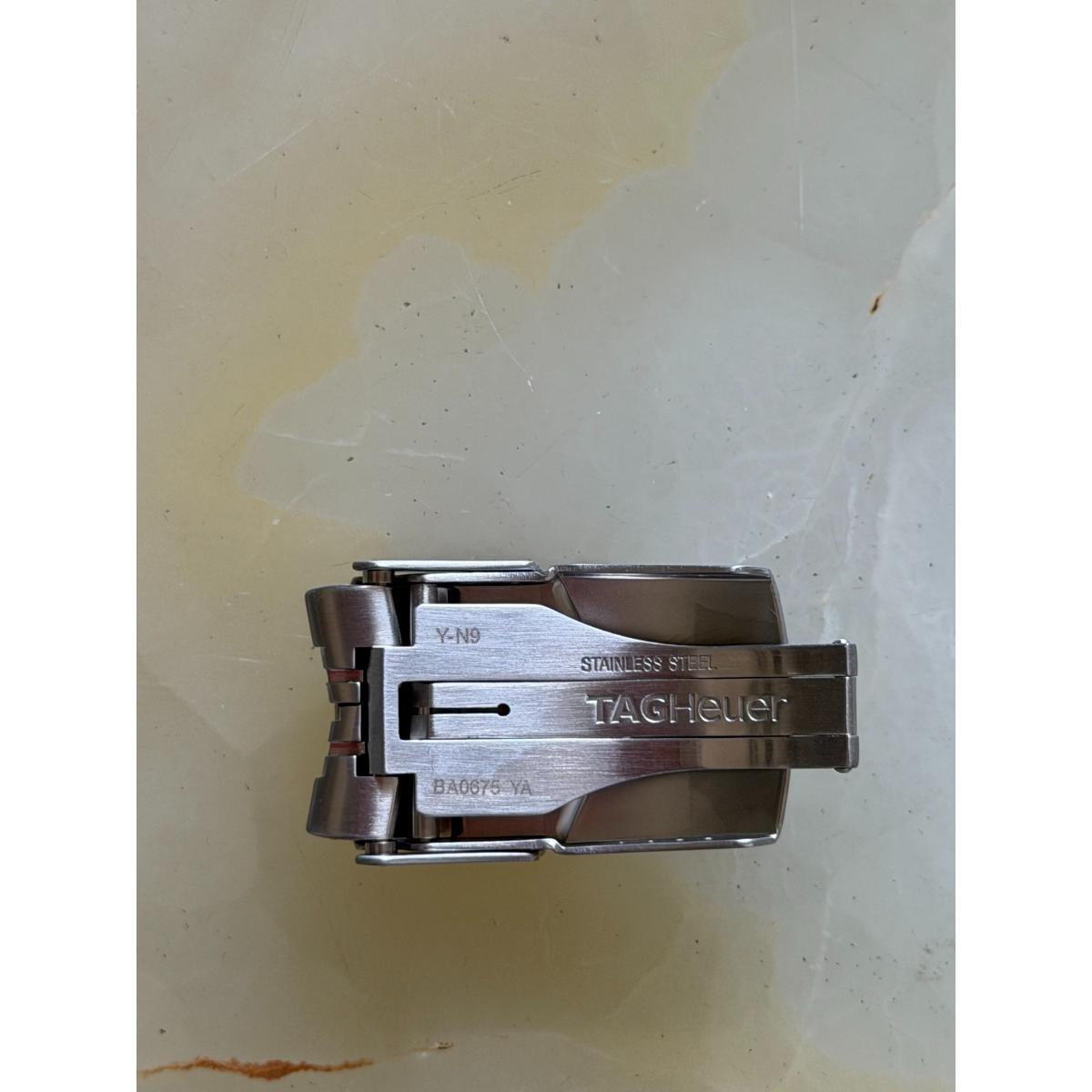 Authentic TAG Heuer 6000 Steel 19.5mm Deployant Folding Buckle Clasp BA0675