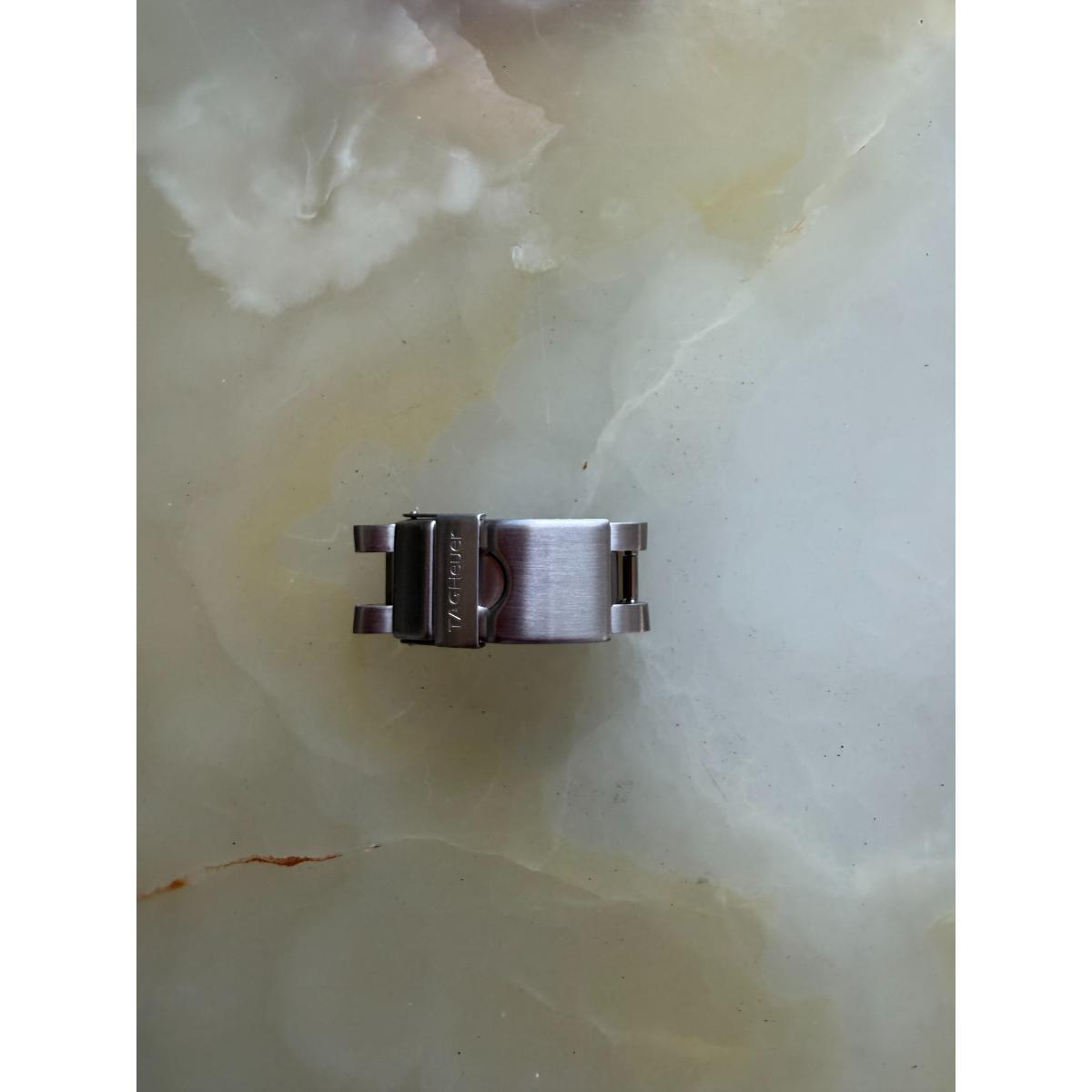 Authentic TAG Heuer Aquaracer Steel 17mm Deployant Folding Buckle Clasp FAA040