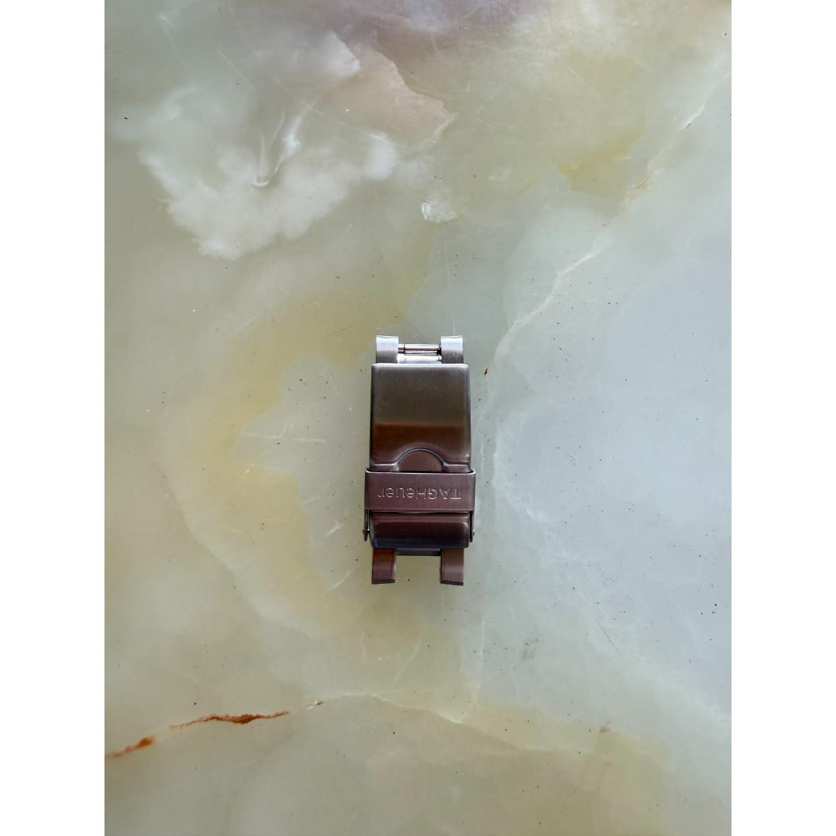 Authentic TAG Heuer Aquaracer Steel 17mm Deployant Folding Buckle Clasp FAA040