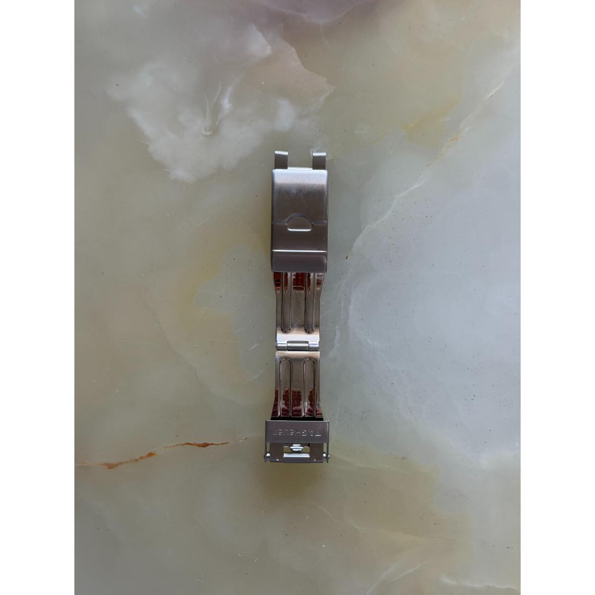 Authentic TAG Heuer Aquaracer Steel 17mm Deployant Folding Buckle Clasp FAA040