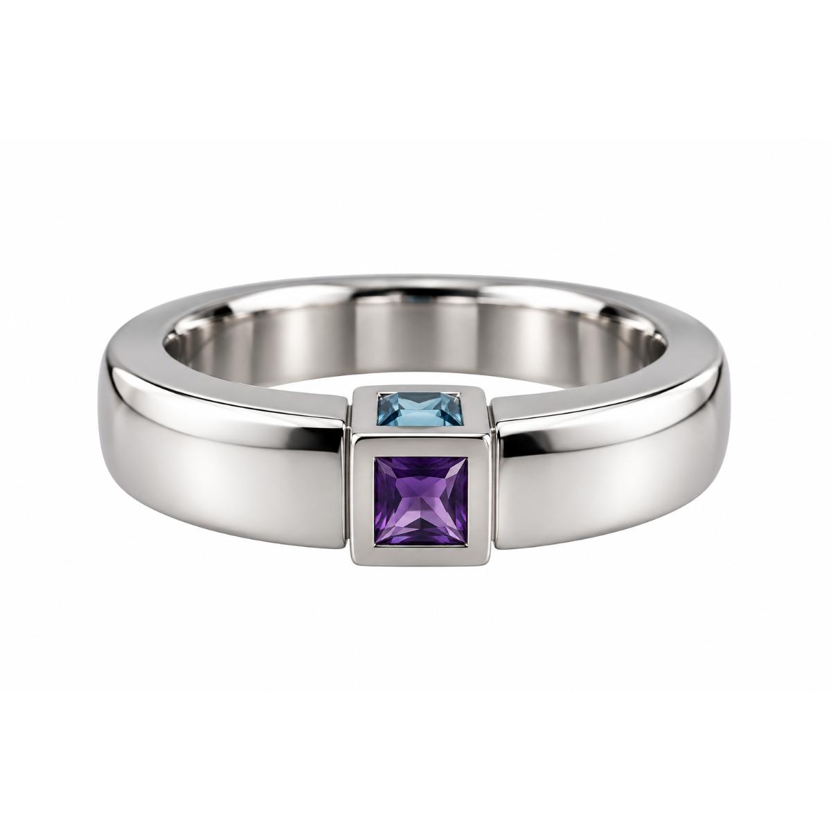 Montblanc Boheme Sterling Topaz Amethyst Ring 101411