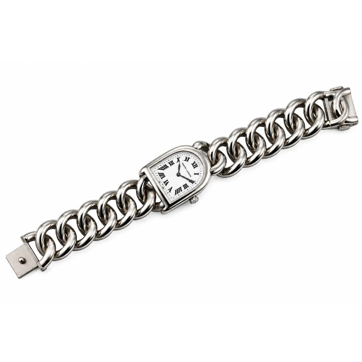 Ralph Lauren Stirrup Collection Petite Link Steel Watch