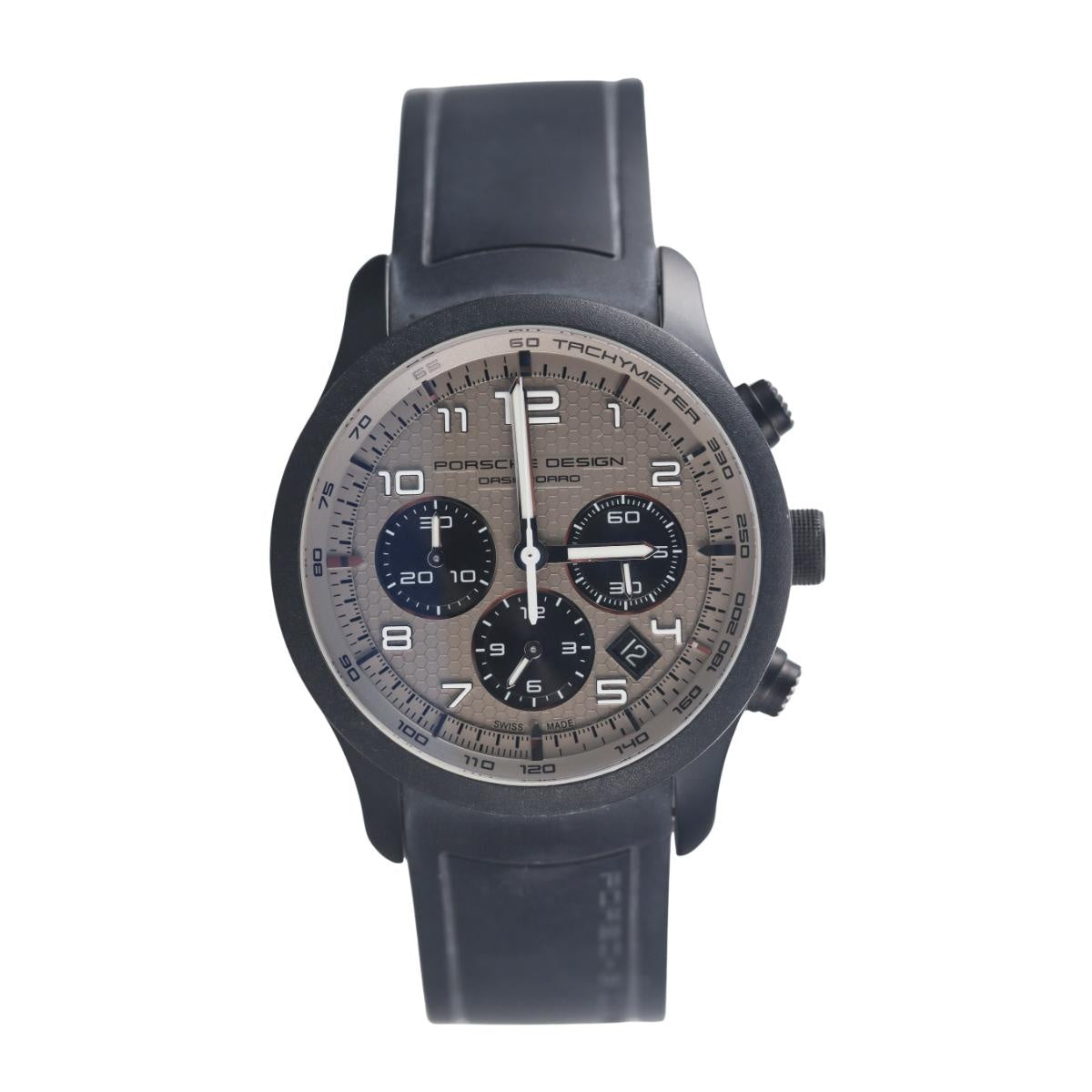 Porsche Design Dashboard Titanium Rubber Band Automatic Watch 6612.17/3