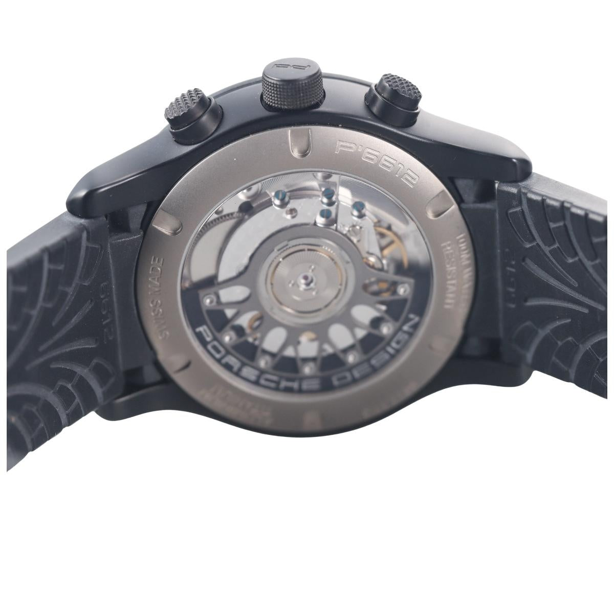 Porsche Design Dashboard Titanium Rubber Band Automatic Watch 6612.17/3