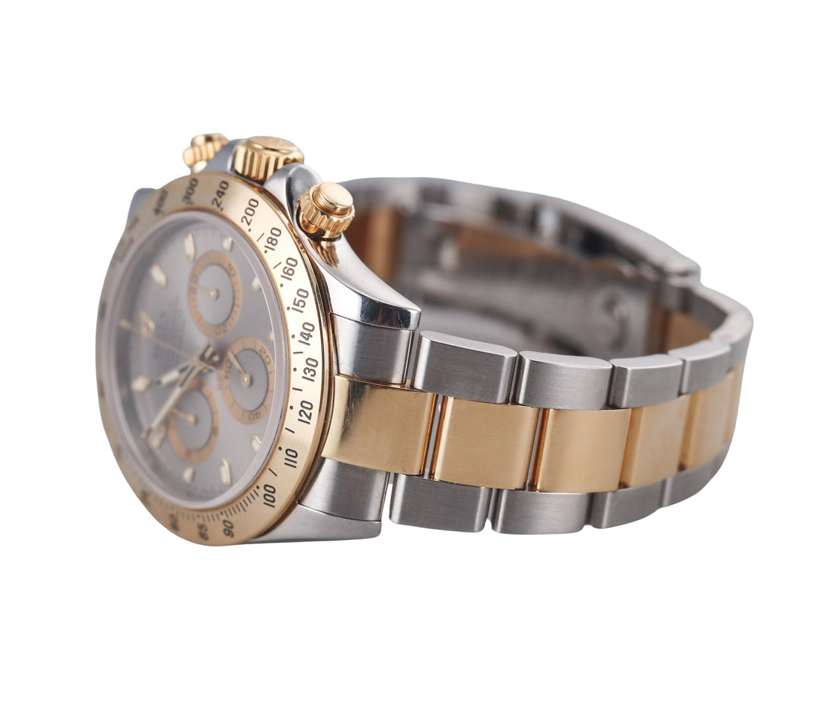 Rolex Cosmograph Daytona 18k Gold Steel Automatic Watch 116532