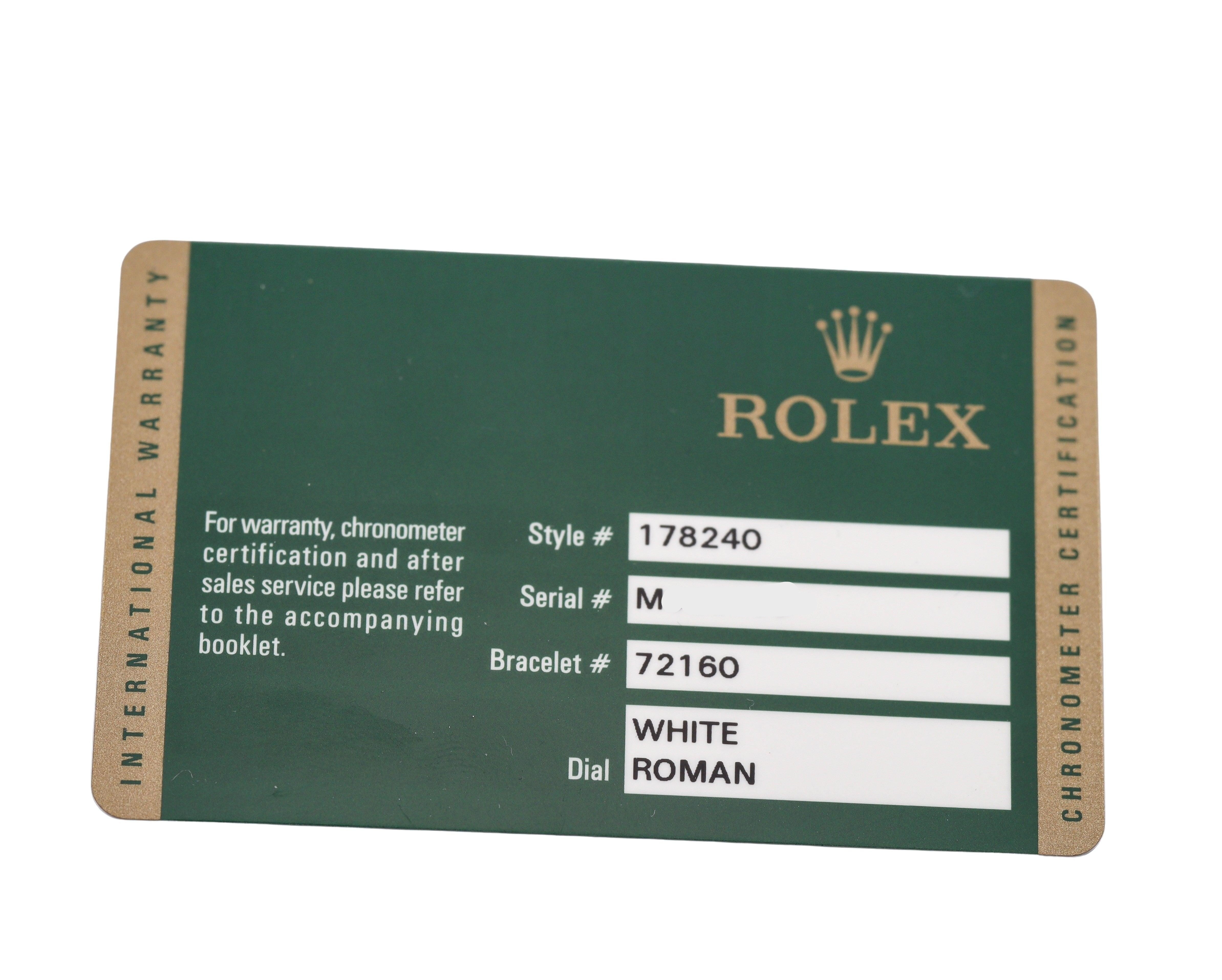 Rolex Datejust 31mm Oyster Perpetual Ladies Watch 178240