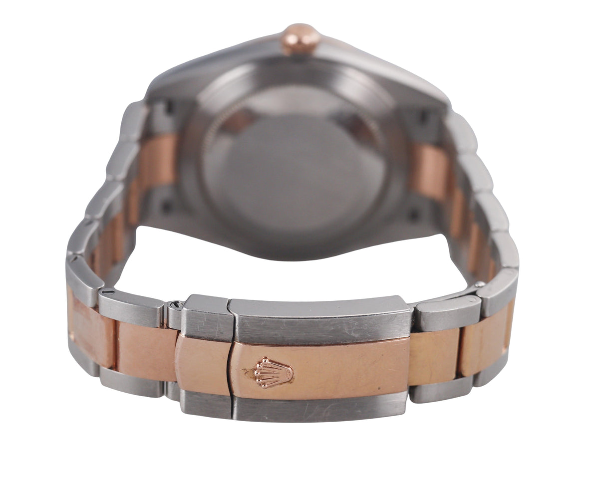 Rolex Datejust 41 Chocolate Dial 18K Rose Gold Steel Watch 126301