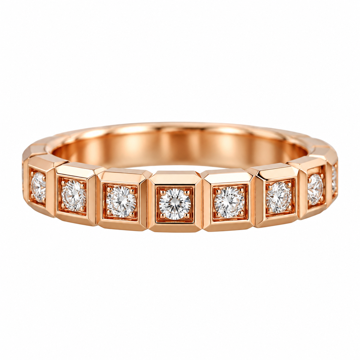 Chopard Ice Cube Rose Gold Diamond Ring N829834-5040