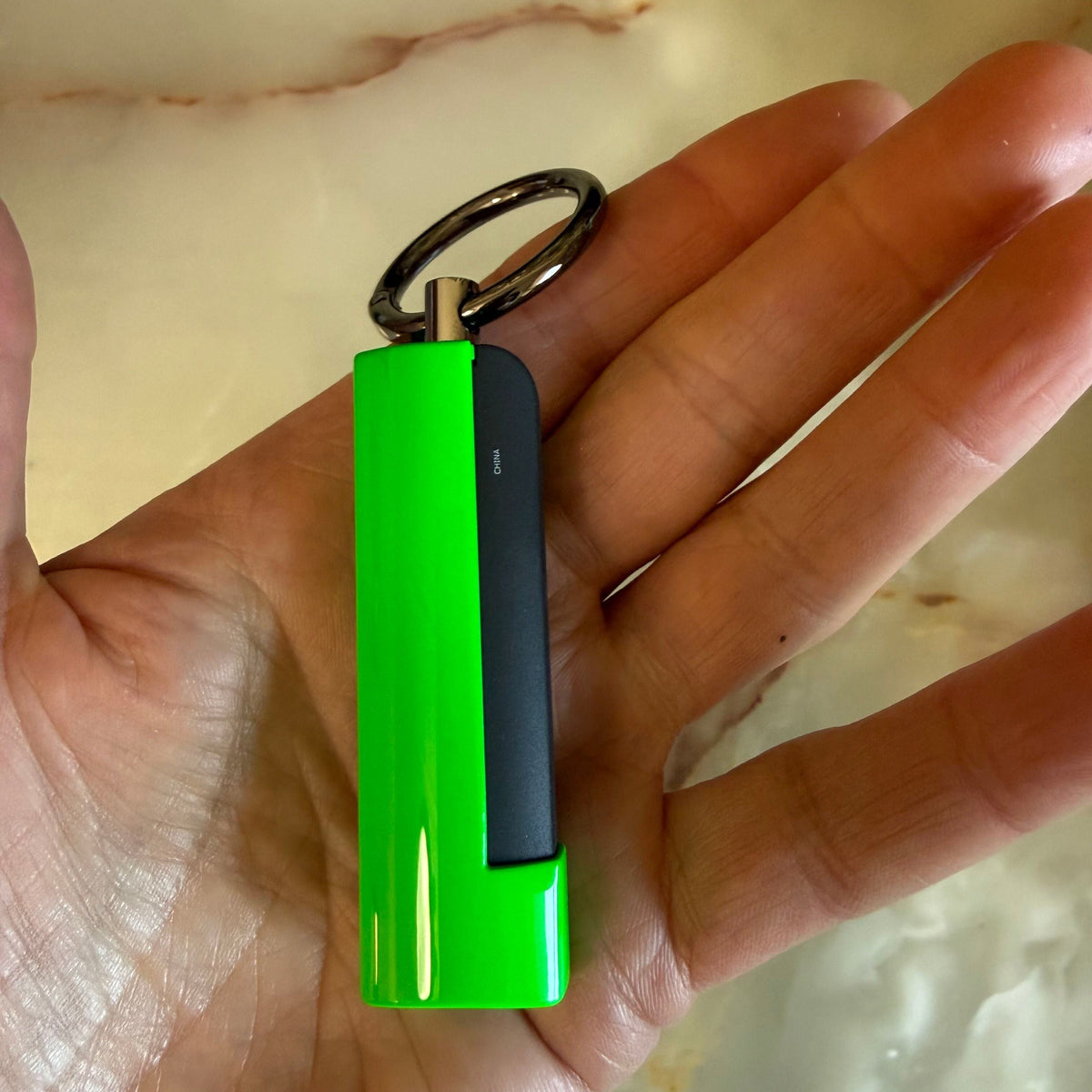 S.T. Dupont Puncher Fluo Neon Green Cigar Cutter 003217V
