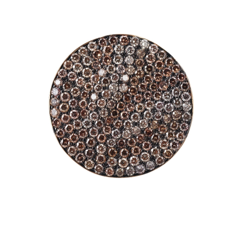 Bucherer 3.61ctw Fancy Diamond Rose Gold Ring