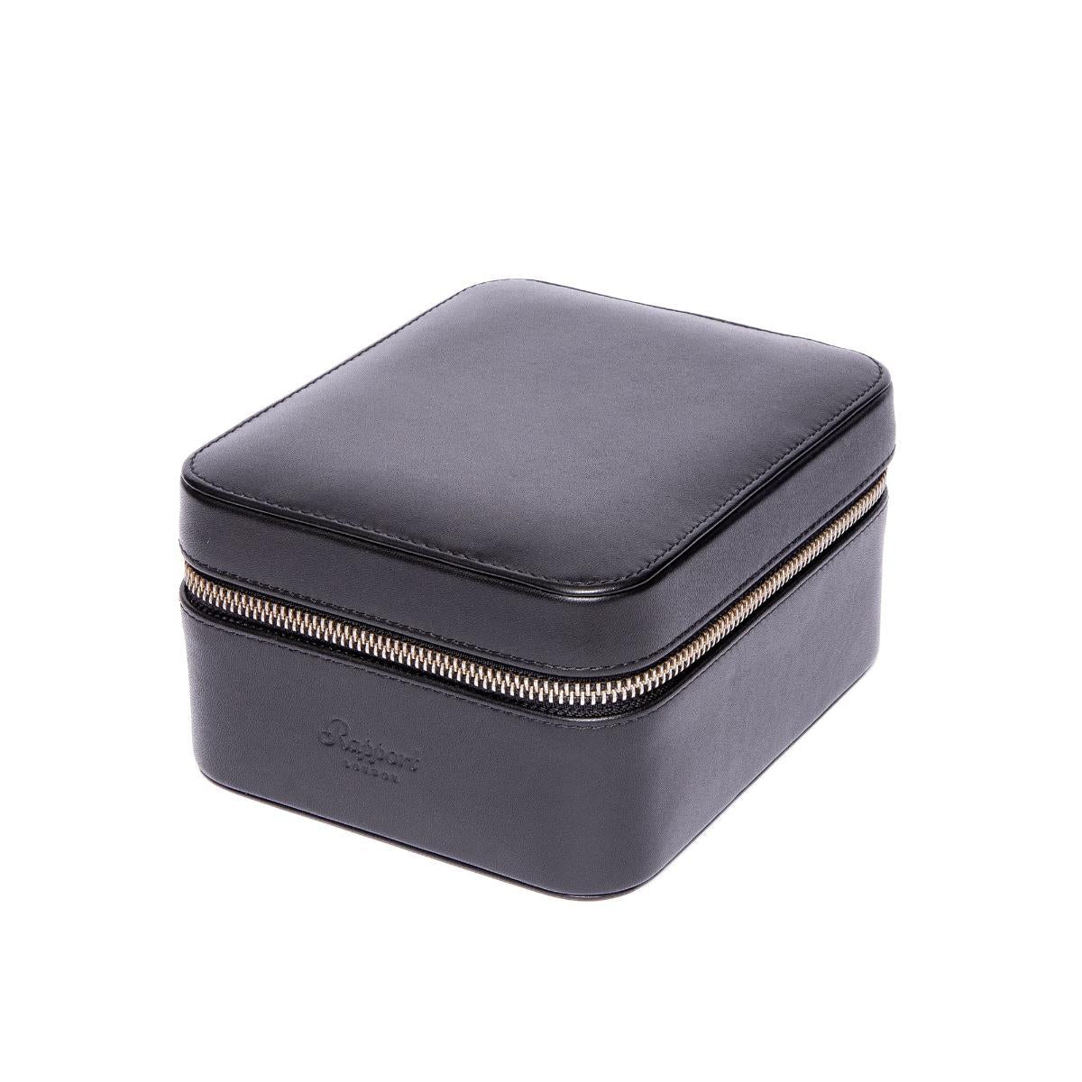 Rapport London Hyde Park Leather Two-Watch Zip Case