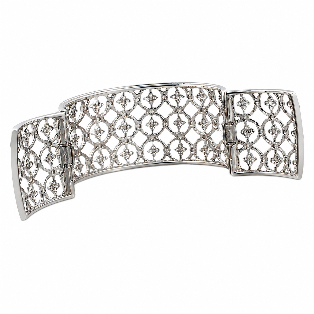 18k White Gold Diamond Bracelet