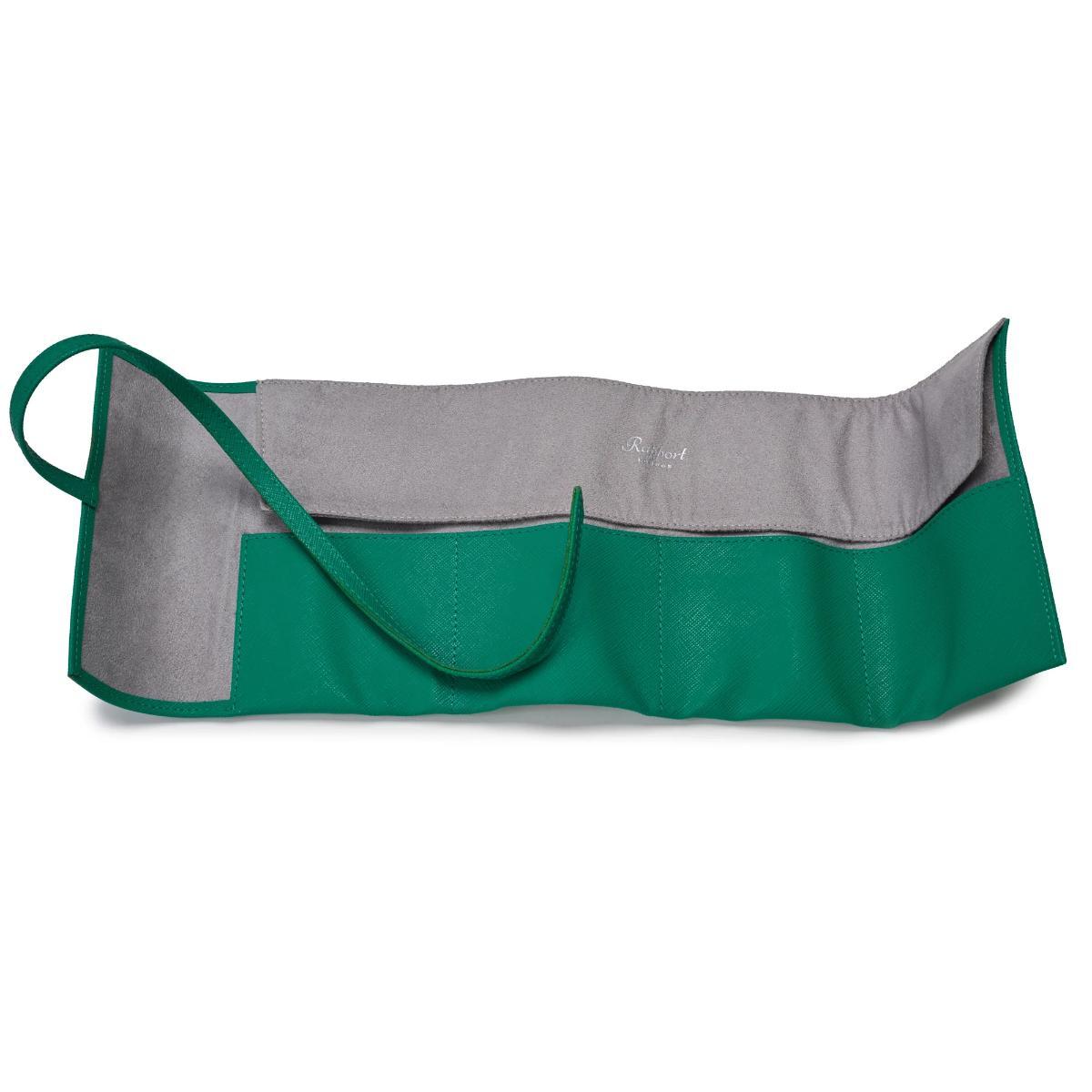 Rapport London Via Leather Four-Watch Wrap in Green